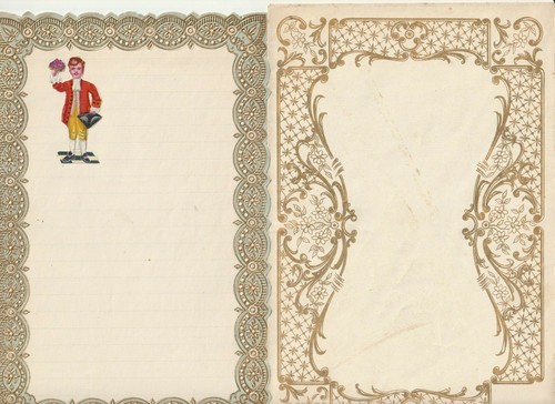 Rare ancien chromo decoupis - ancien,