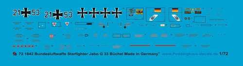Peddinghaus decals 1842 - decals, 1/72