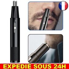 ✅ Tondeuse Electrique Poils Nez Rasoir Homme Femme Acier Inoxydable Outil Beauté