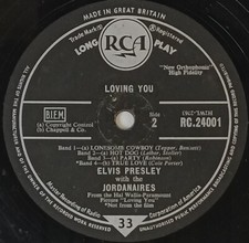 Elvis Presley EP LOVING YOU