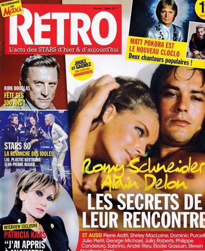 Retro magazine romy - romy, schneider