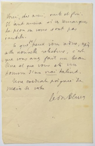 Blum billet - blum, (léon).