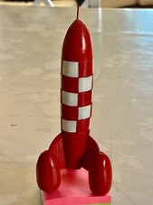 ancienne fusée tintin bois 21