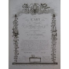 VIGUERIE Bernard L'Art de Toucher le Piano Forte ca1800