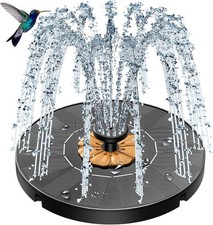 Fontaine Solaire Extérieur, 2025 Upgrade 1.4W Flottante Pompe Bassin Solaire 