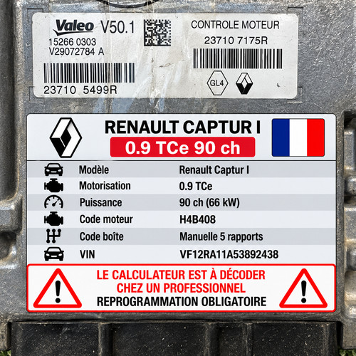 Calculateur moteur renault - calculateur,