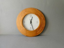 horloge murale, pendule de cuisine, Terraillon, en bois, pin massif