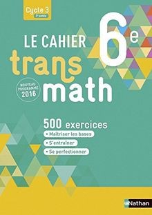 Cahier transmath cycle - cahier,