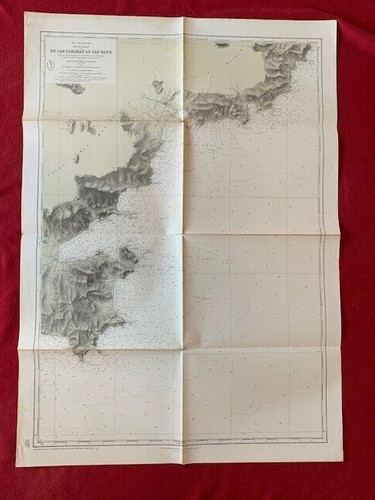 Rare carte marine cote - rare-, la