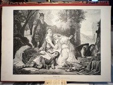 Mort de Tristan GRAVURE SUR