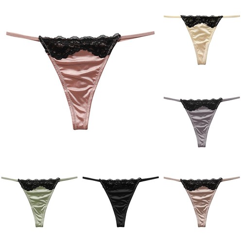 Pantalon sexy dentelle satin - , t