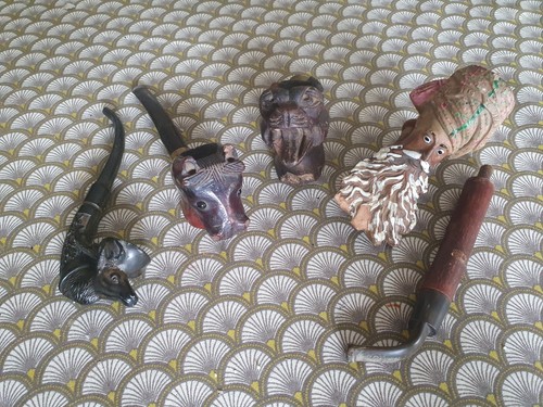 Lot pipes sculptées jacob - lot,