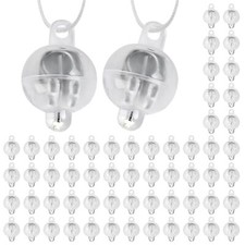 LED Ballons Lampes avec Crochet 60 Pièces LED Balloon Lumière Mini Lampions L...