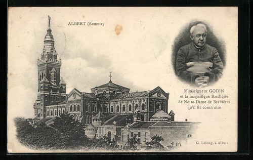 Cpa albert monseigneur godin - albert,,