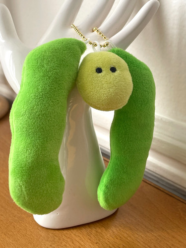 Porte clé clef peluche petit - clé,