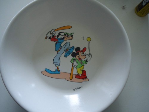 Ancienne assiette mickey - ancienne,