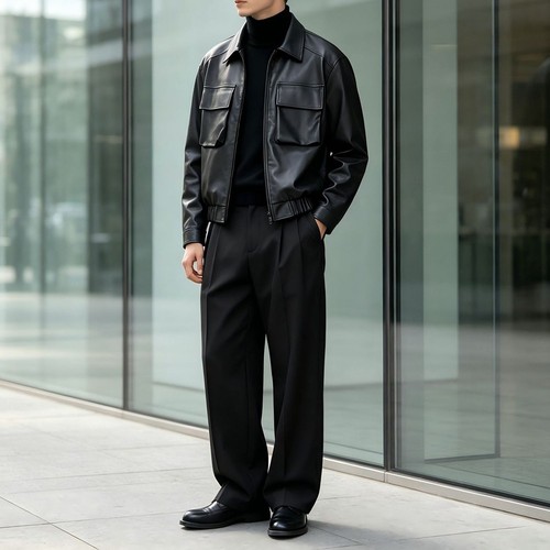 Blouson homme matière