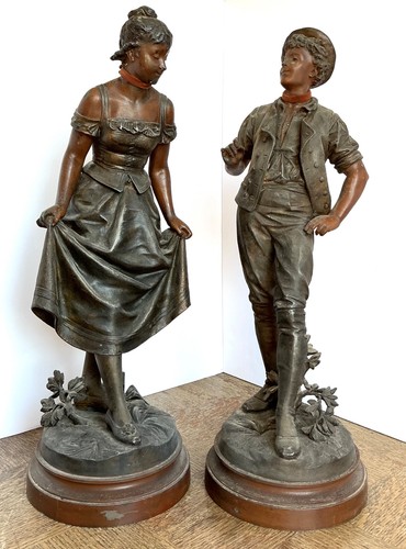 Couple grande sculpture - 4-, de