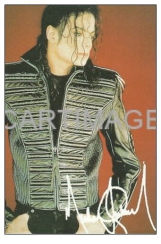 Michael jackson carte postale - carte,