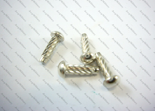 Rivets acier nickelé - 4,