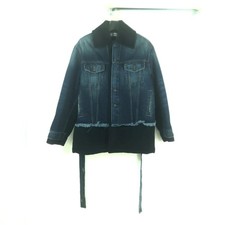 Balenciaga Veste en denim à bretelles 12311 148812155
