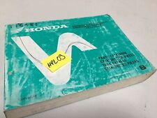 Honda CBR600F CBR600F2 PC25 PC31 liste catalogue pièce détachée CBR600 F F2 F3