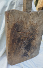 vieille & très belle planche à découper en bois très grande et épaisse ( viande