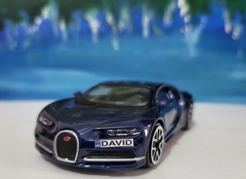 Bugatti chiron bleu 43 - chiron, 1:43