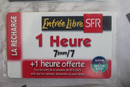 Telecarte sfr recharge - -,