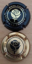2 capsules de champagne HENRIOT rose noire et pur chardonnay Réserve privée