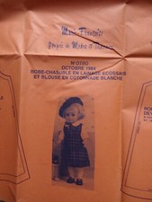 § patron MODES ET TRAVAUX 10/1984 poupée Marie Françoise