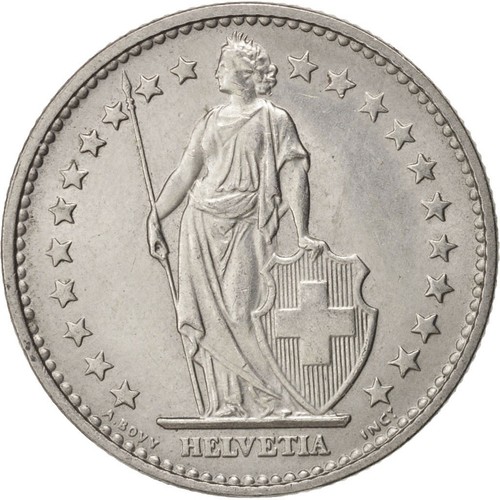Monnaie suisse 2 francs - suisse,,