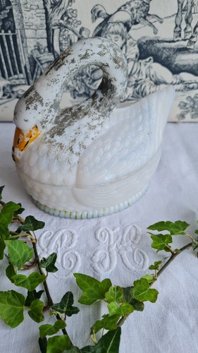 Ancienne opaline blanche - ancienne,