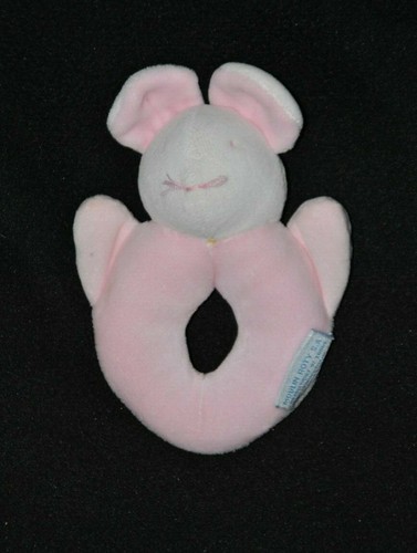 Peluche doudou souris rose