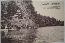 GOUR De TAZENAT VERSANT OUEST - Pêcheur CPA Années 1920 Volcans d'Auvergne TTBE