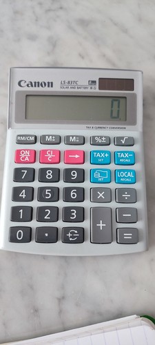 Calculatrice solaire canon - calculatrice,