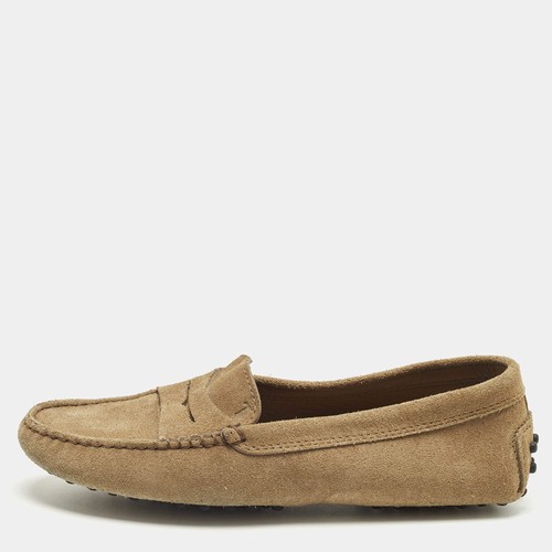 Mocassins tods marron daim - mocassins,