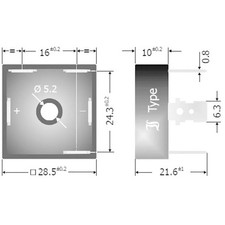 Diotec DB35-04 Pont redresseur