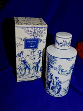 FLACON de TOILETTE OPALINE LUBIN eau de toilette Nuit de Longchamp PLEIN 240 ML