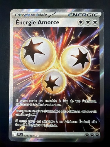 Carte pokémon énergie amorce - carte,