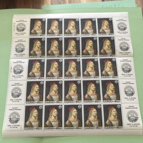 Planche timbres 2090 et - planche,