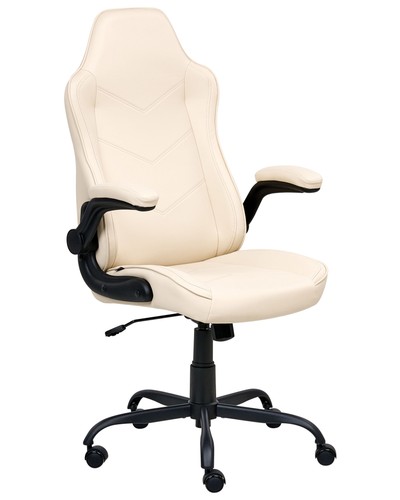 Chaise bureau cuir pu - de, en