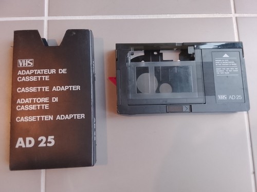 Adaptateur cassette vhs - de,