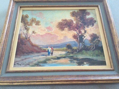 Tableau ancien huile sur