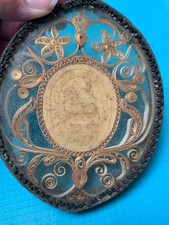 Ancien cadre medaillon - ancien,