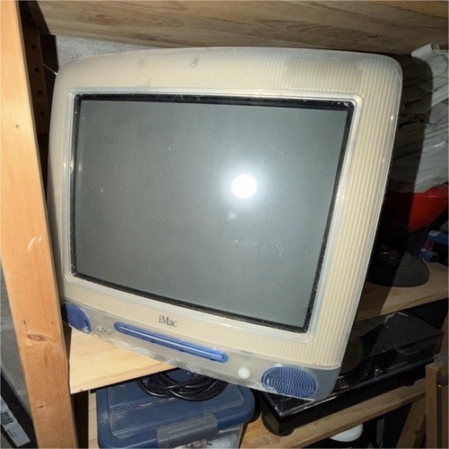 Apple imac bleu ordinateur - bleu,