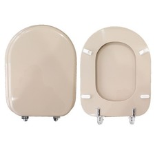 Sièges de Toilette Cesame Sintesi Bois Enduit Résine Polyester Champagne