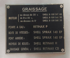 Data Plate ID Aluminium S73