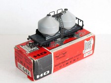 JOUEF HO REF. 642 WAGON SILOS ALGECO, TRANSPORT DE CIMENT SNCF IVf 524148 TRAIN