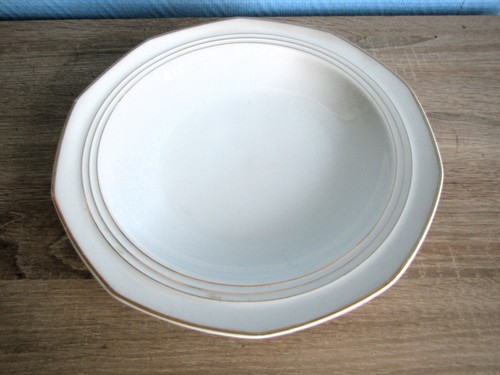 Plat creux rond - , porcelaine